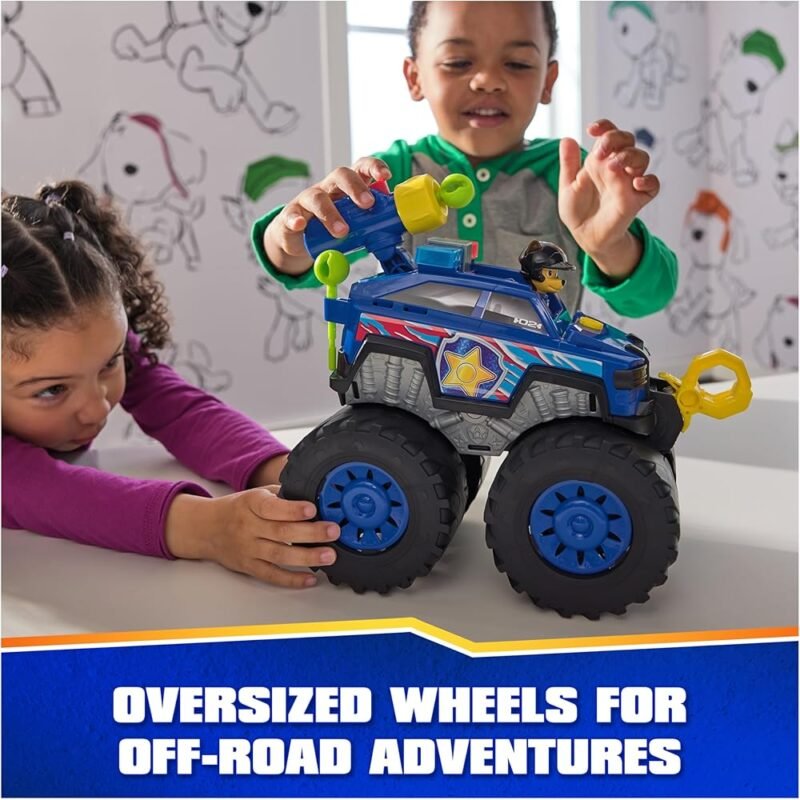 Paw Patrol Rescue Wheels Chase's Power Haulin Cruiser camión de juguete - Imagen 7