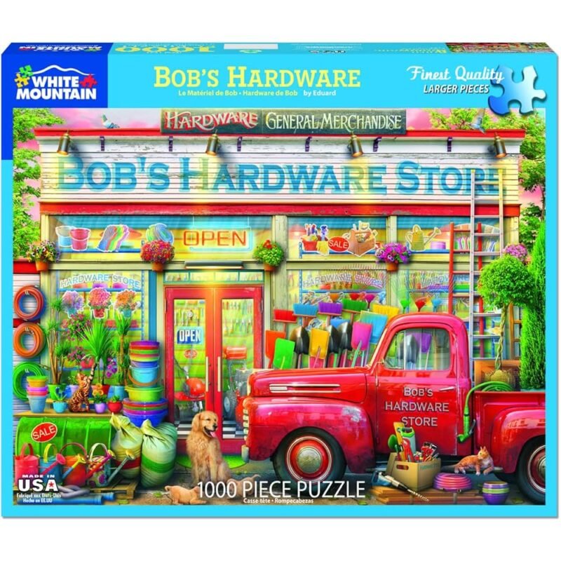 White Mountain Puzzles Bob's Hardware Store rompecabezas de 1000 piezas - Imagen 2