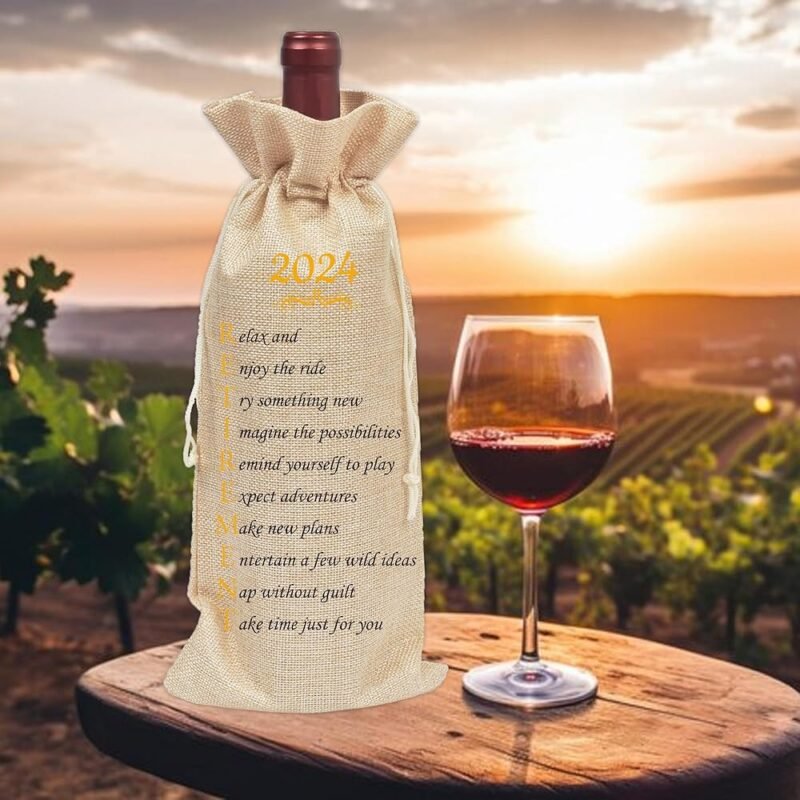 Bolsa de Vino para Regalos de Jubilación 2024 Elegante y Práctica - Imagen 6