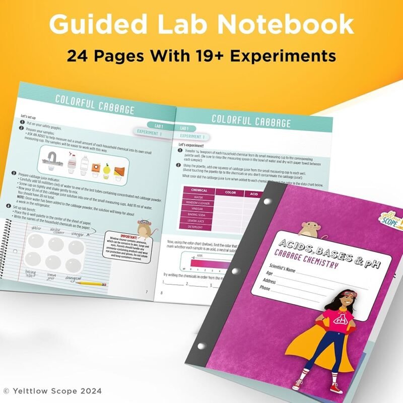 Yellow Scope Kit de Ciencia para Niños Aprendizaje STEM con Experimentos de Química - Imagen 4