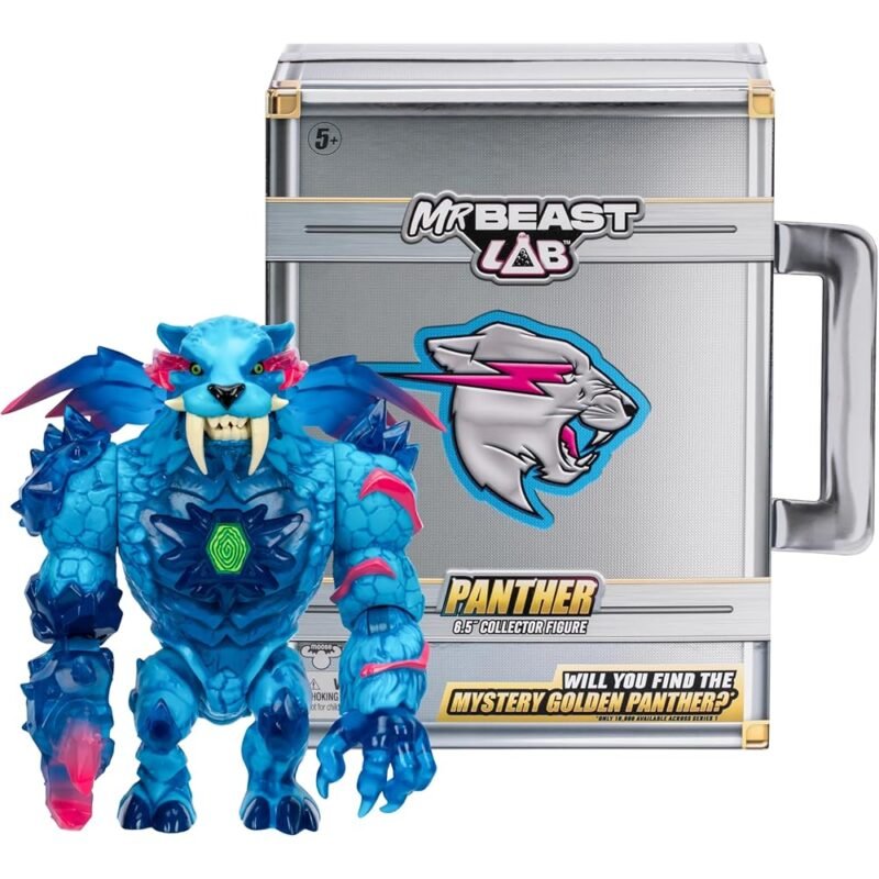 MrBeast Lab Apex Beast Panther Figura de Coleccionista 6.25 Pulgadas