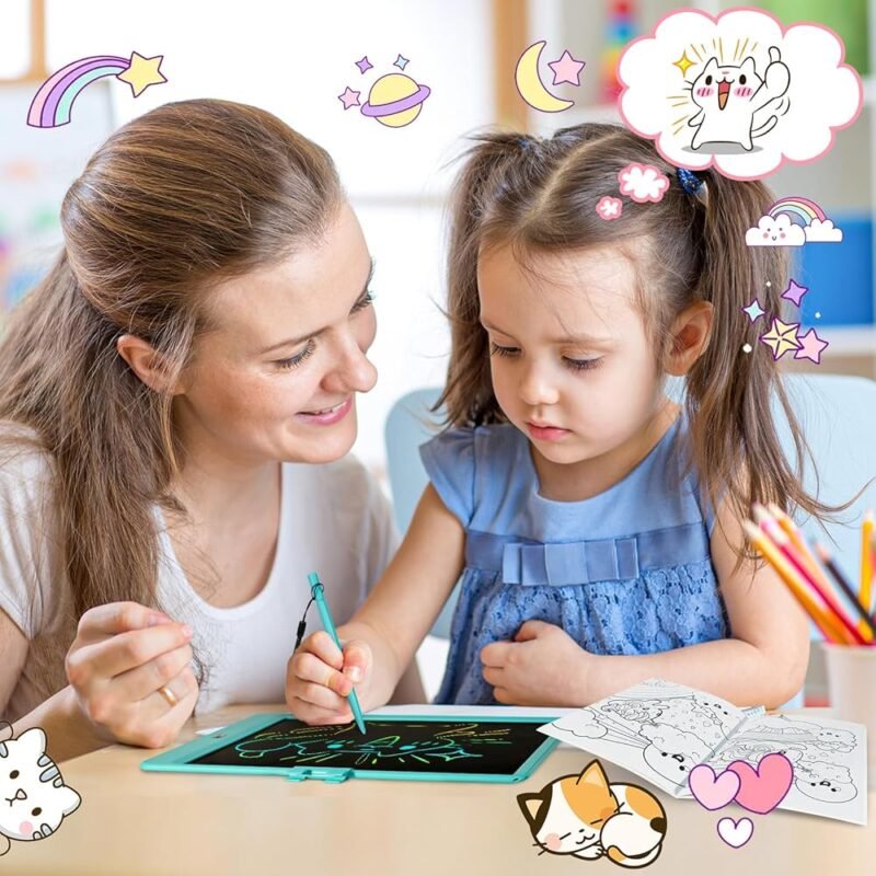 NECHOUZHLI Tablet de Escritura LCD 10 Pulgadas para Niños - Imagen 4