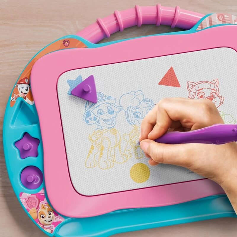 Paw Patrol Tablero Magnético de Dibujo Rosa para Niños - Imagen 5