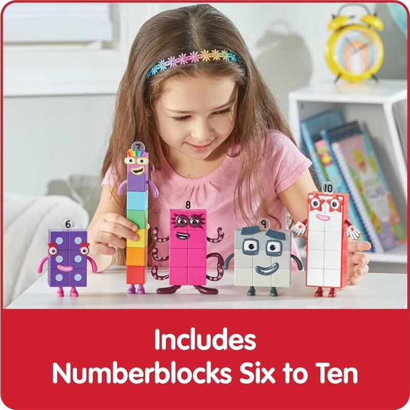 Hand2mind Numberblocks Friends Figuras de 6 a 10 para Niños - Imagen 2