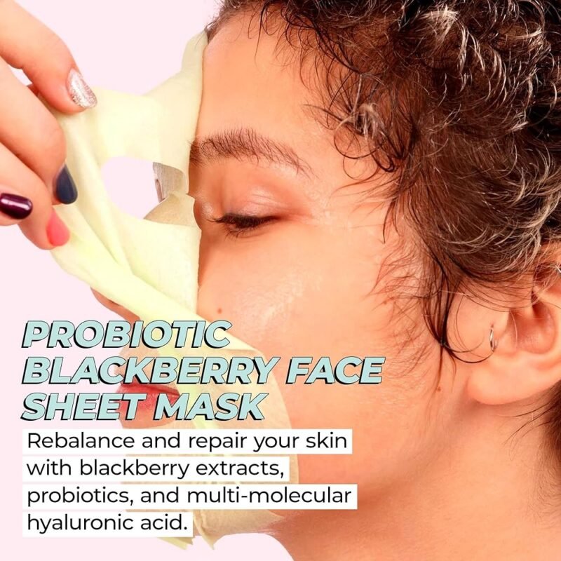 Vitamasques Máscara Facial Probiótica Mora 7 Unidades Hidratante - Imagen 2