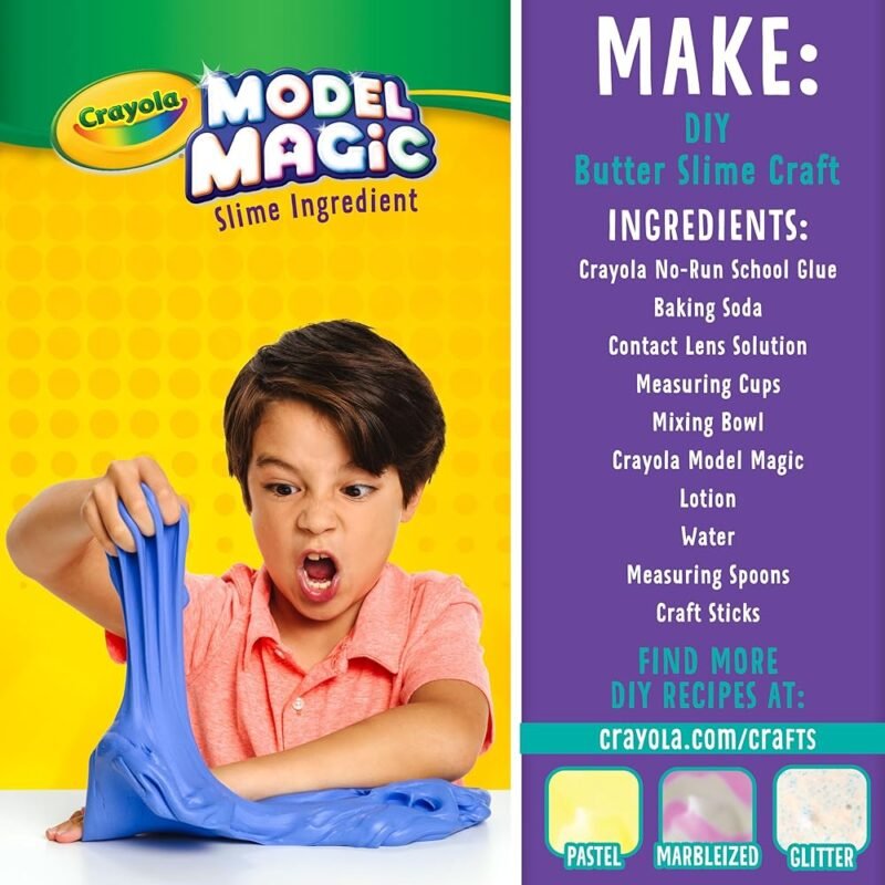 Crayola Model Magic 75 oz Compuesto para Modelar Blanco - Imagen 7