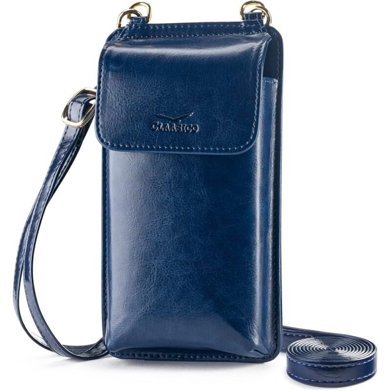 Claasico Cartera Cruzada para Mujer Funda para Teléfono iPhone Samsung LG