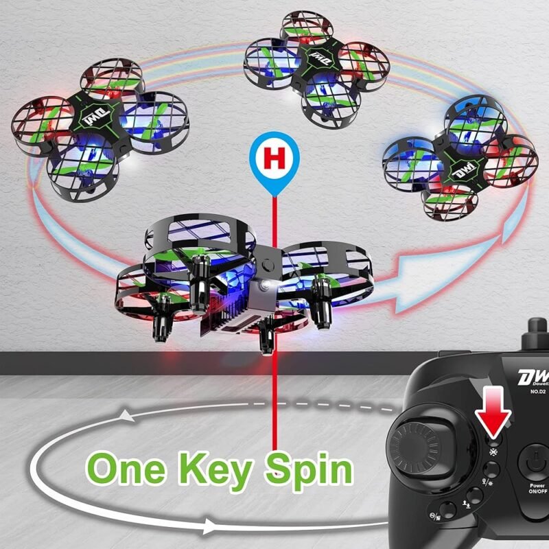 Dwi Dowellin Mini Dron 4.5 Pulgadas Ideal para Niños y Principiantes - Imagen 6