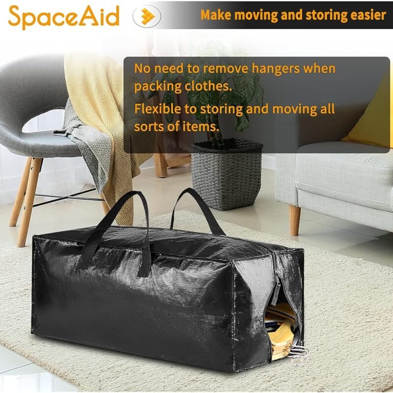 SpaceAid Bolsas de Mudanza Resistentes con Correas de Mochila - Imagen 7