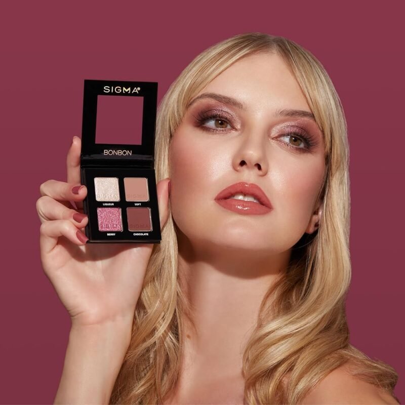 Sigma Beauty Paleta de Sombras de Ojos Cuádruple Bonbon para un Maquillaje Impecable - Imagen 3