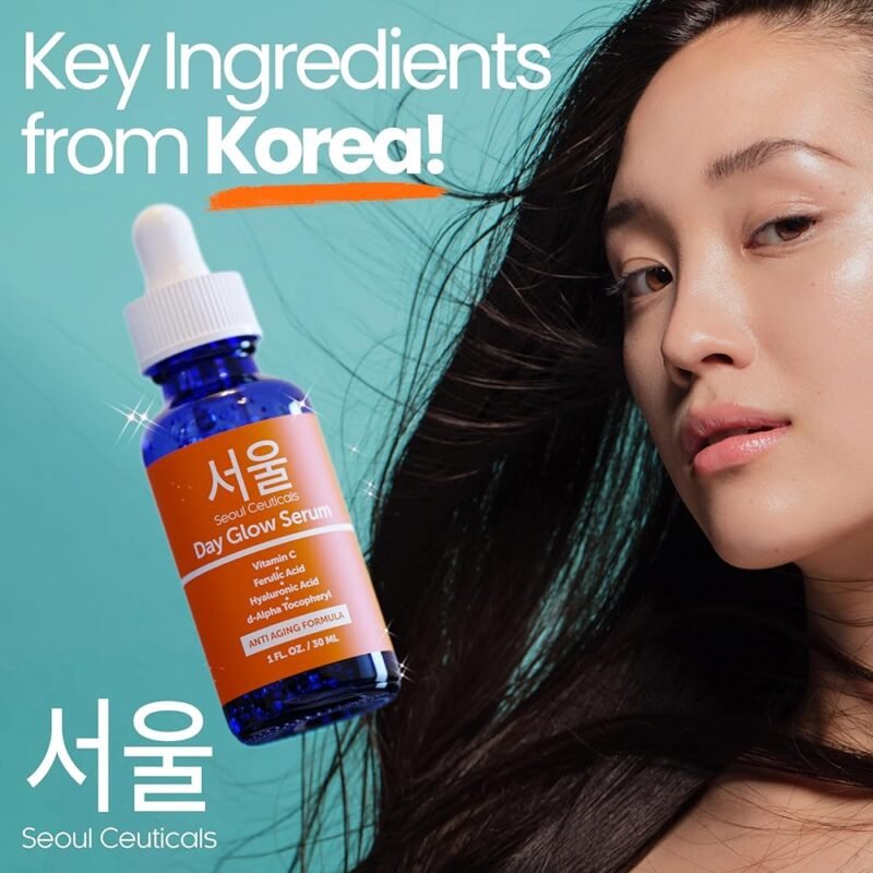 SeoulCeuticals Suero de Ácido Hialurónico 20% Vitamina C Antienvejecimiento - Imagen 7