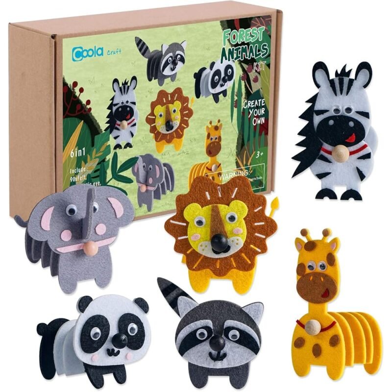 Coola Kit de Manualidades de Animales Juguetes Educativos para Niños