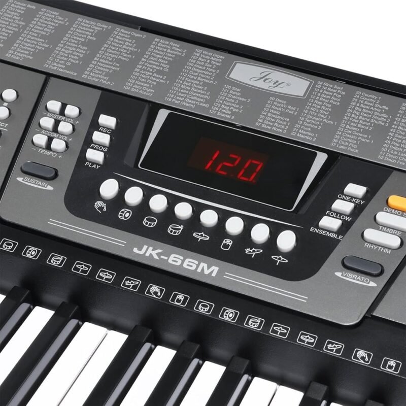 Joy Teclado Electrónico para Principiantes con 61 Teclas Simulación - Imagen 4