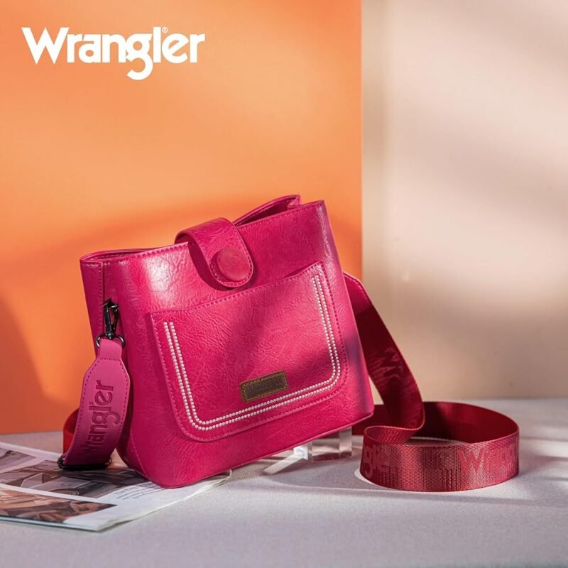 WRANGLER Bolsos Cruzados para Mujer Bolso de Mano y Hombro - Imagen 2