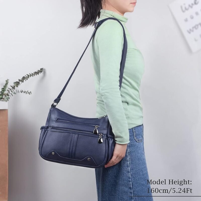 Bolso Bandolera de Piel Sintética Suave para Mujer - Imagen 2