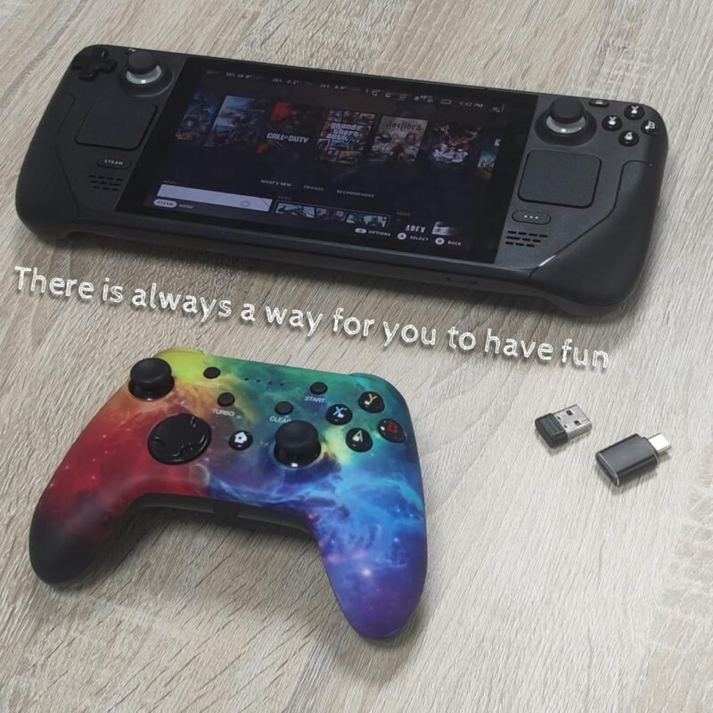 WZUICOV Controlador Bluetooth para Juegos Móvil iPhone iPad Android Switch PC - Imagen 7