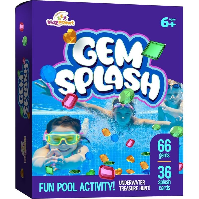 Gem Splash Juguetes de gemas de buceo para piscina divertidos y emocionantes