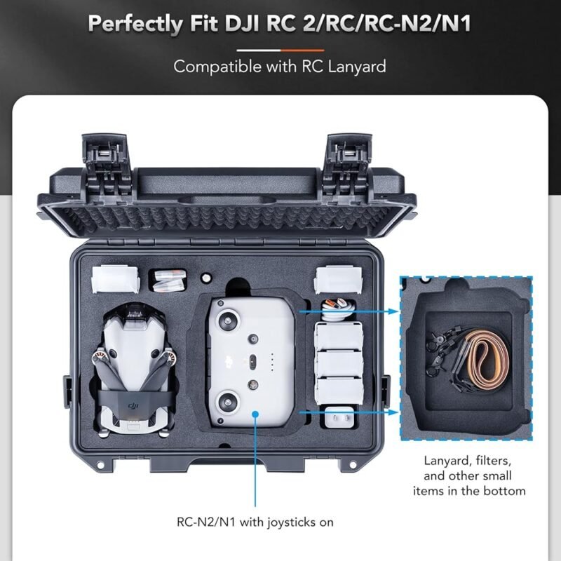 Lykus Titan MM410 Funda Rígida Impermeable para DJI Mini 4 Pro y Mini 3 - Imagen 3