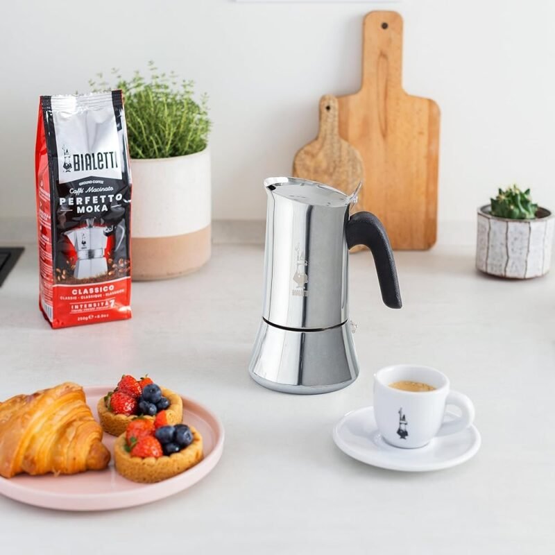 Bialetti Nueva Inducción Venus Cafetera Italiana de Acero Inoxidable - Imagen 5