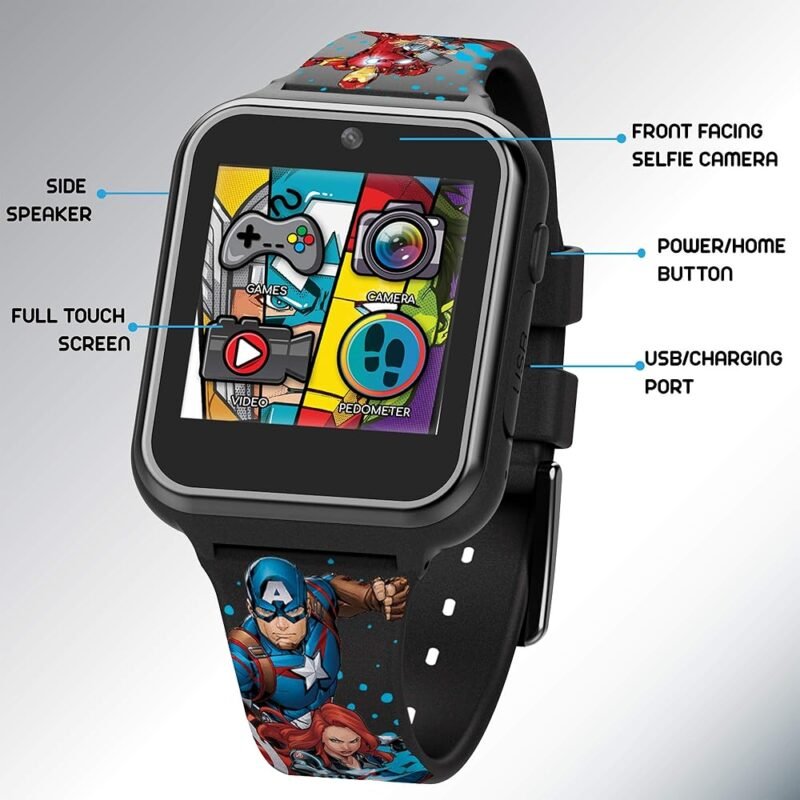 Accutime Marvel Avengers Reloj Inteligente Educativo para Niños - Imagen 2