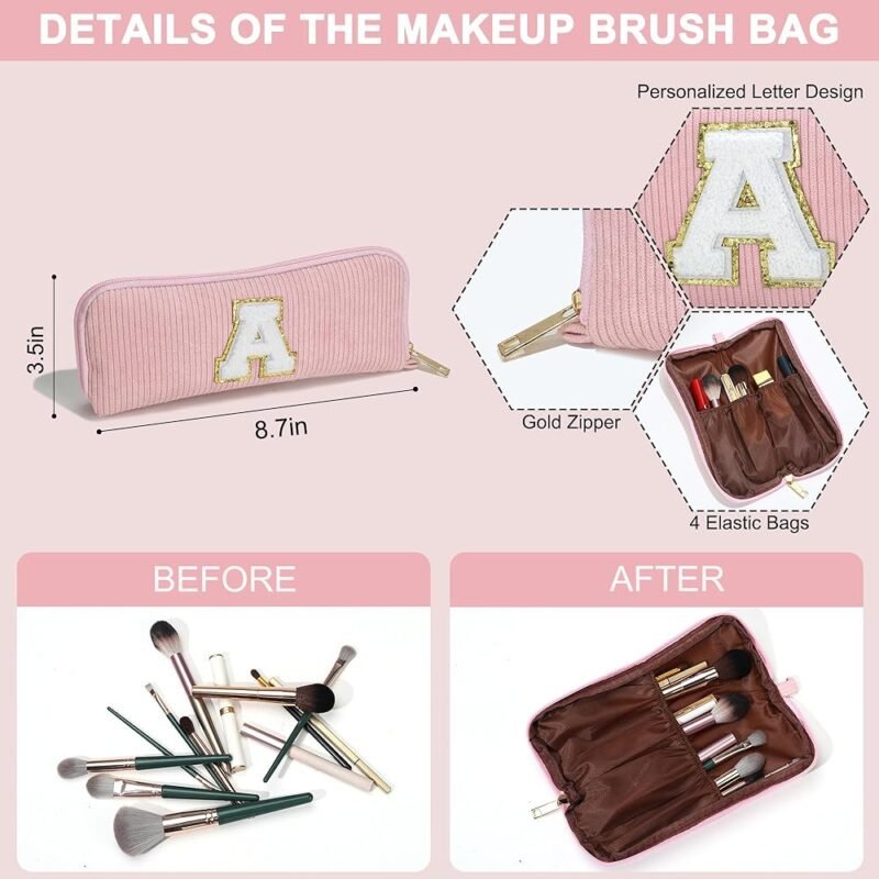 YOOLIFE Bolsas de Maquillaje de Viaje para Adolescentes y Mujeres - Imagen 3