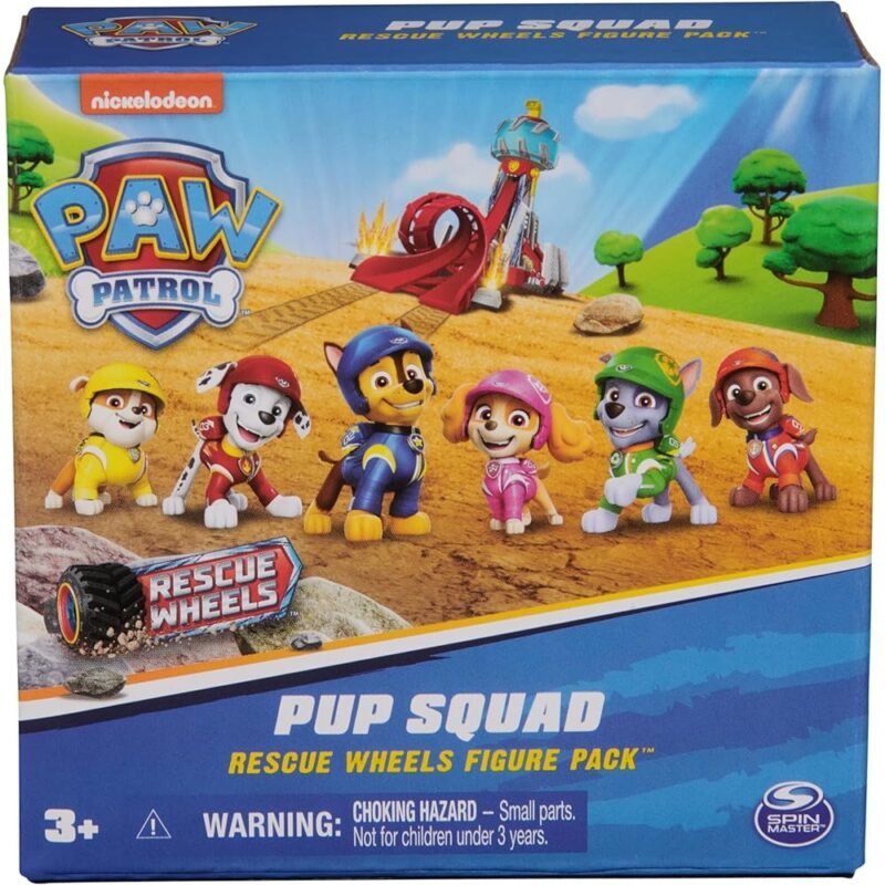 Paw Patrol Rescue Wheels Juego de 6 Figuras de Acción para Niños - Imagen 2