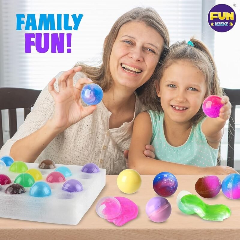 FunKidz Paquete de 25 Bolas de Slime para Fiestas Infantiles - Imagen 7