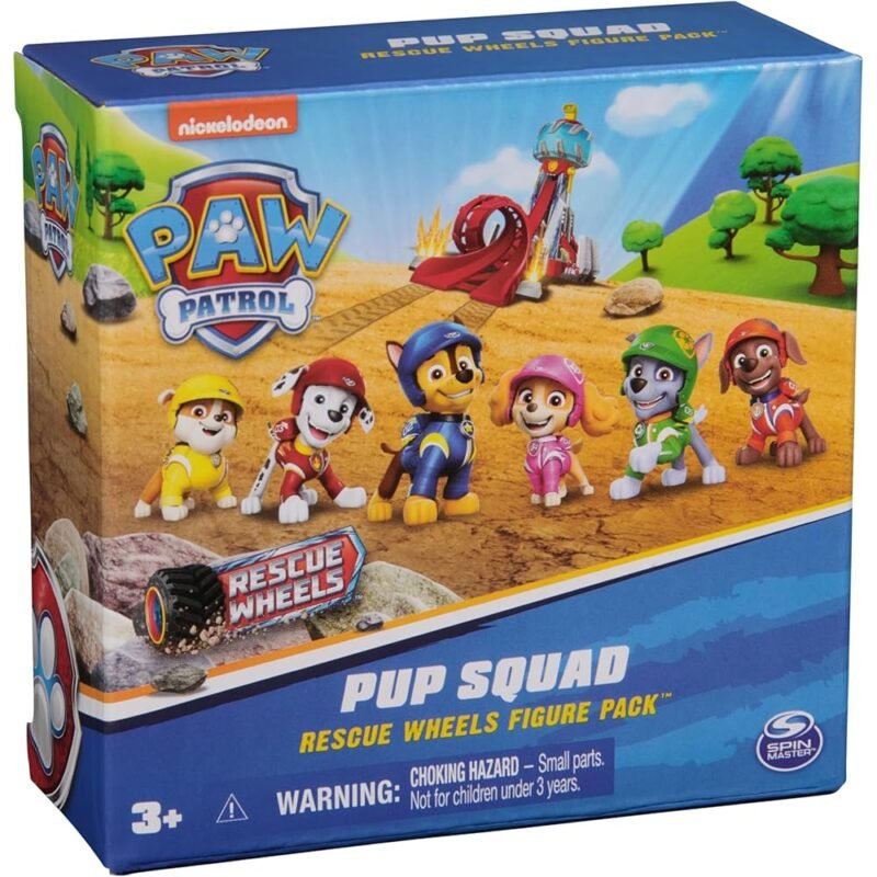 Paw Patrol Rescue Wheels Juego de 6 Figuras de Acción para Niños - Imagen 9