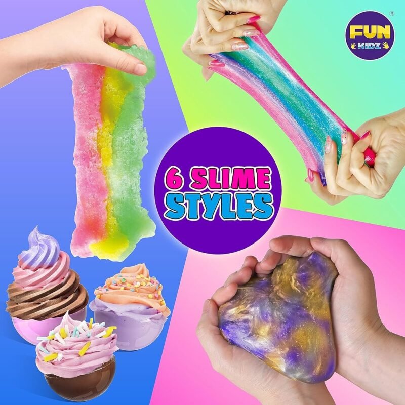 FunKidz Paquete de 25 Bolas de Slime para Fiestas Infantiles - Imagen 3