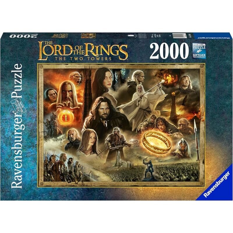 Ravensburger El Señor de los Anillos Las Dos Torres Rompecabezas 2000 Piezas - Imagen 2