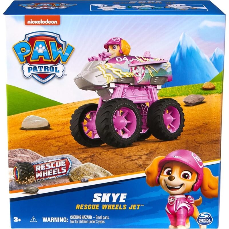 Paw Patrol Rescue Wheels Skye's Jet Camión de Juguete Transformable - Imagen 8