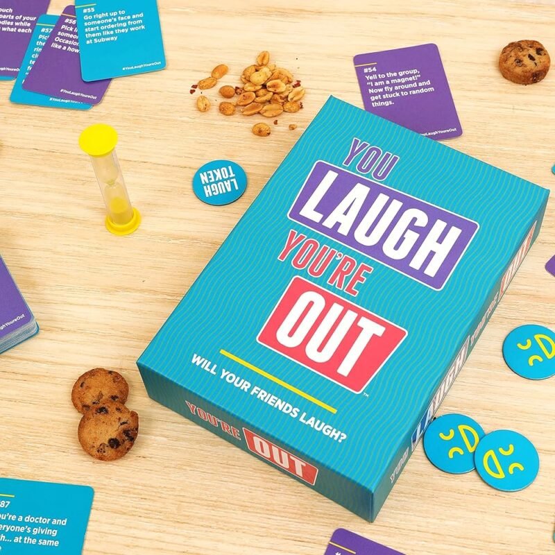 DSS GAMES You Laugh You're Out Juego de Fiesta Divertido para Adultos y Niños - Imagen 2