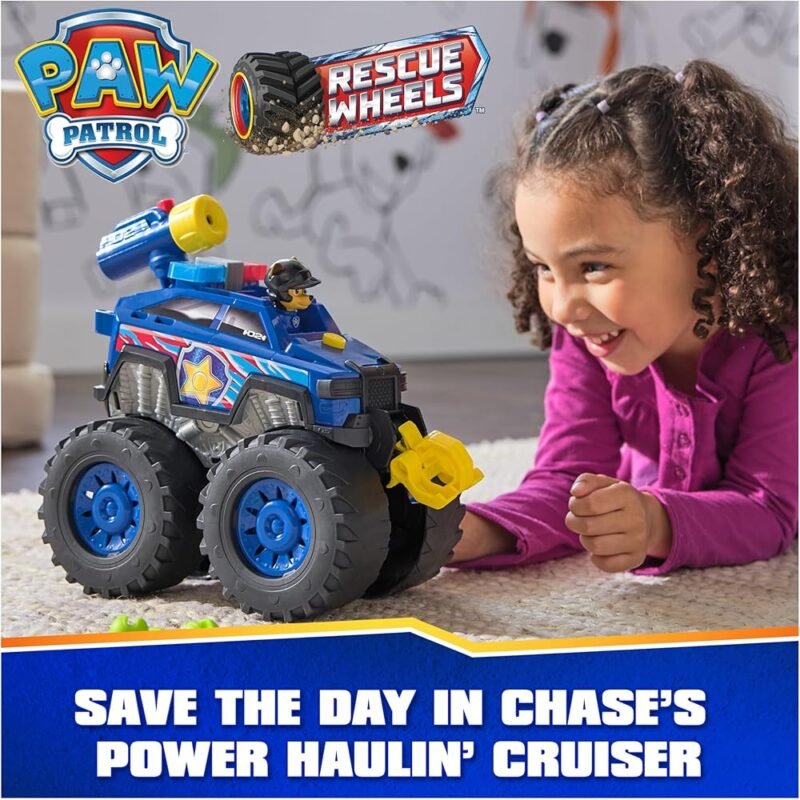 Paw Patrol Rescue Wheels Chase's Power Haulin Cruiser camión de juguete - Imagen 2