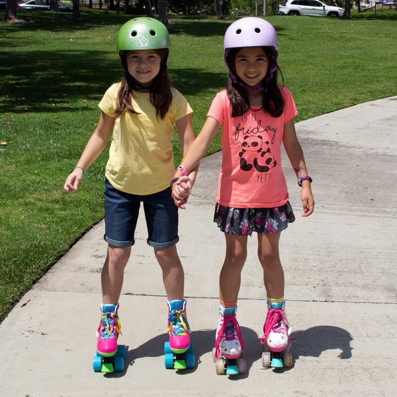 Circle Society Patines Clásicos Ajustables JoJo Siwa para Niños Rainbow - Imagen 6