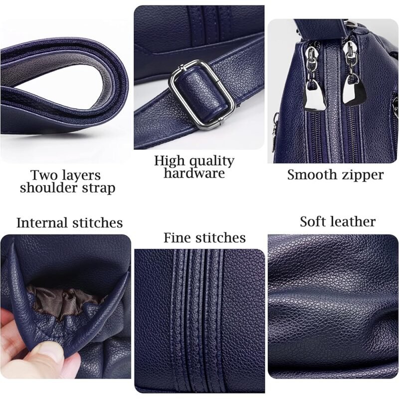 Bolso Bandolera de Piel Sintética Suave para Mujer - Imagen 5