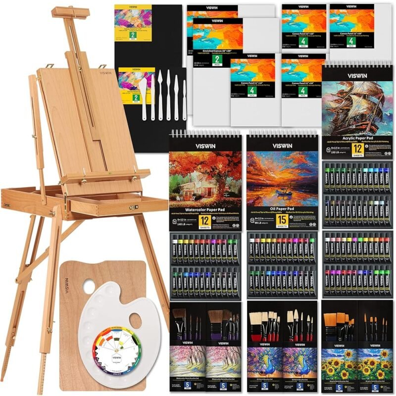 VISWIN Juego de pintura todo en uno kit profesional 147 piezas