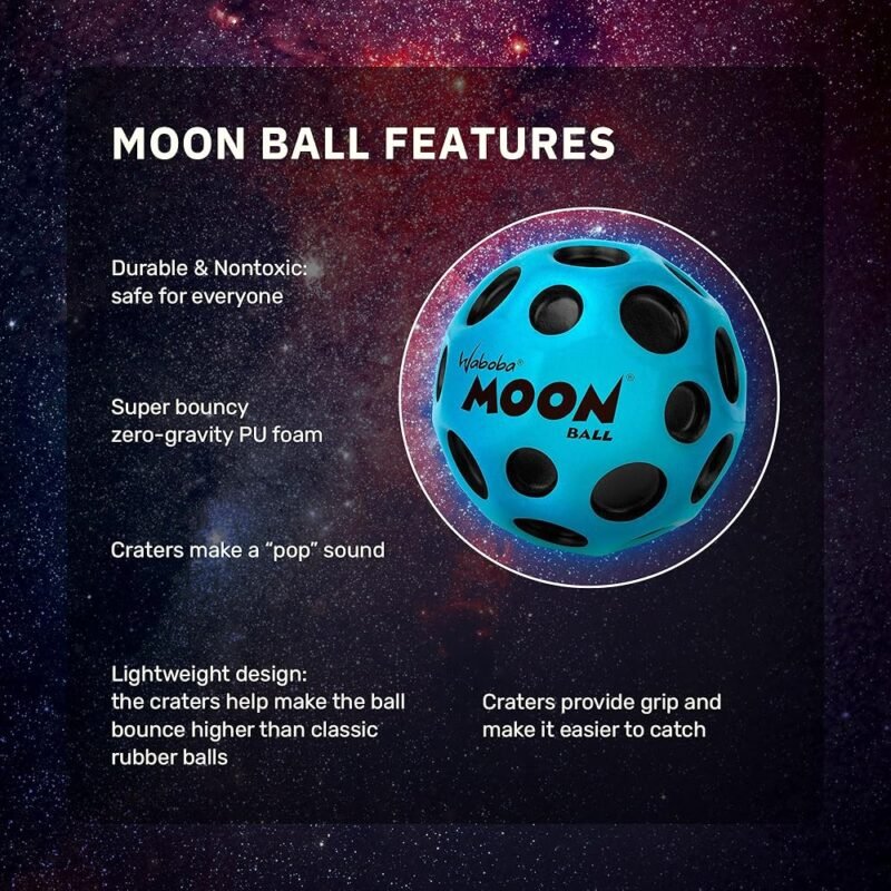 WABOBA Moon Ball Bola Hiperhinchable para Rebotar Diversión sin Límites - Imagen 3