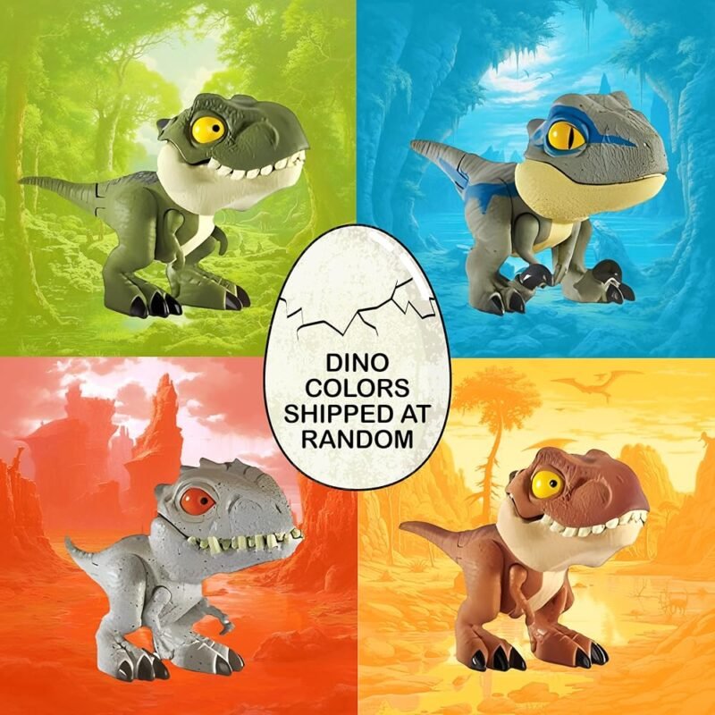 Juguetes de Dinosaurio para Niños Huevos de T-Rex Paquete de 8 - Imagen 3