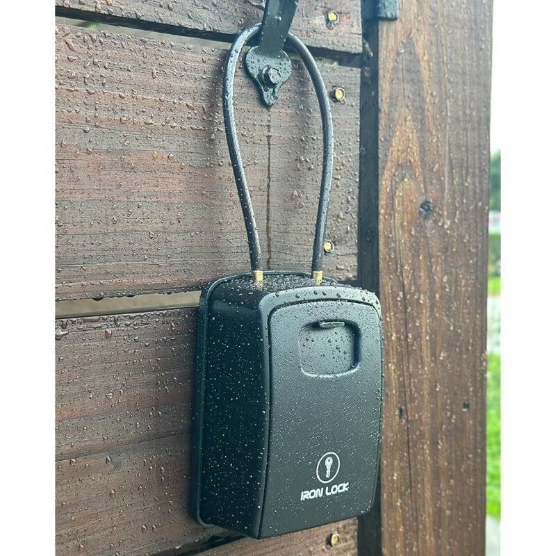 Iron Lock Caja de Cerradura XXL Portátil y Montada en la Pared - Imagen 5