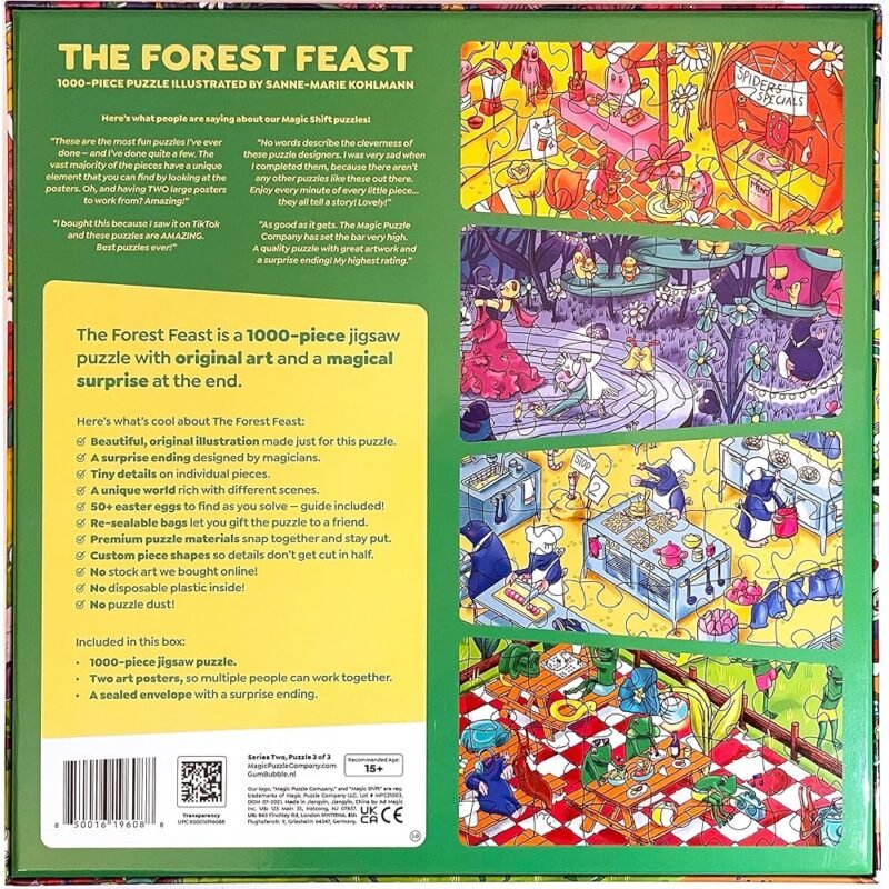 The Forest Feast Rompecabezas de 1000 Piezas The Magic Puzzle Company - Imagen 2