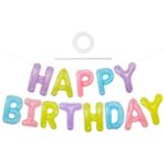 TONIFUL Cartel de globos de Feliz Cumpleaños 16 pulgadas para fiestas