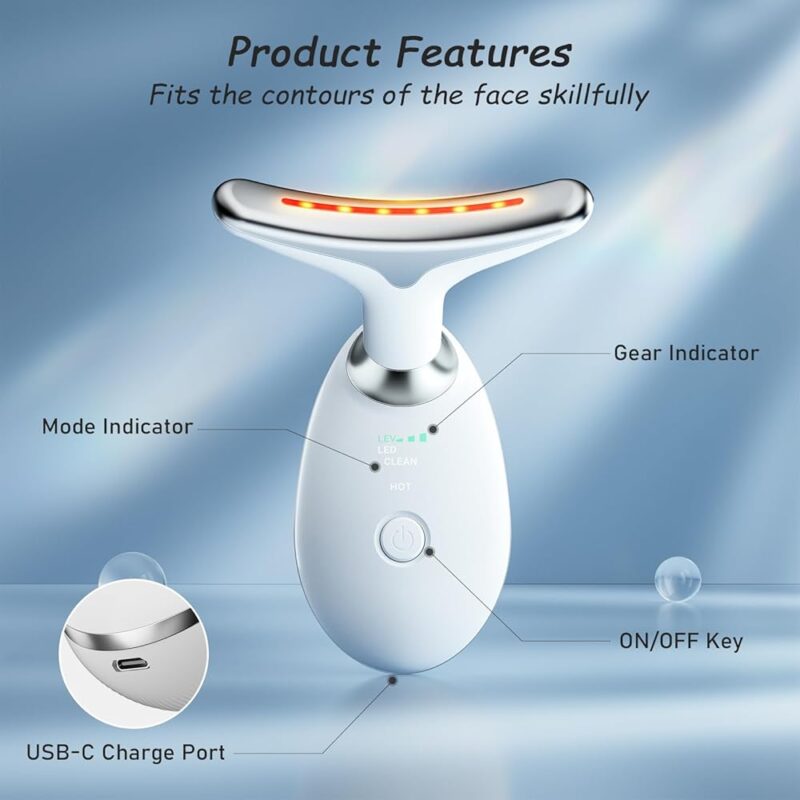 Herramienta Facial y Cuello Dispositivo Eléctrico 7 en 1 para Cuidado de la Piel - Image 7