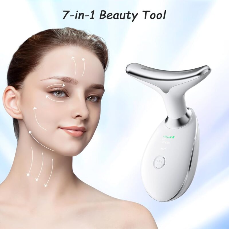Herramienta Facial y Cuello Dispositivo Eléctrico 7 en 1 para Cuidado de la Piel - Image 2
