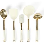 Martha Stewart Lockton Juego de herramientas de cocina 5 piezas acero inoxidable