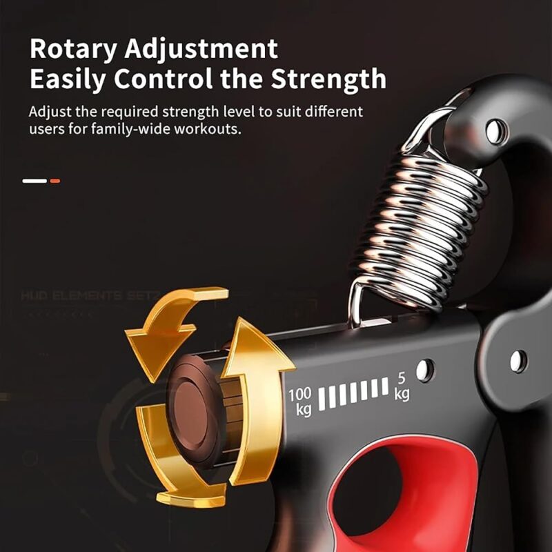 Entrenador de Fuerza de Agarre Ajustable con Contador Automático - Image 3
