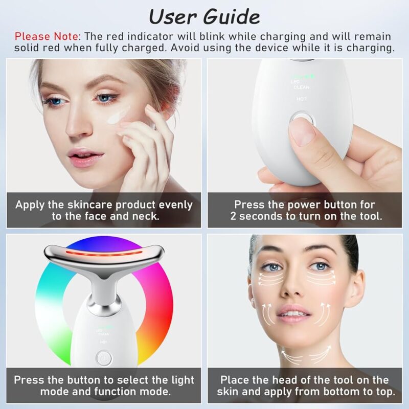 Herramienta Facial y Cuello Dispositivo Eléctrico 7 en 1 para Cuidado de la Piel - Image 6