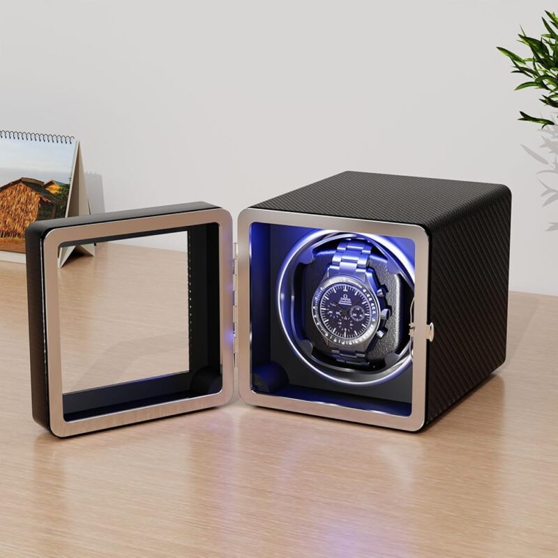 Enrollador automático de reloj con motor silencioso y luz LED - Image 3