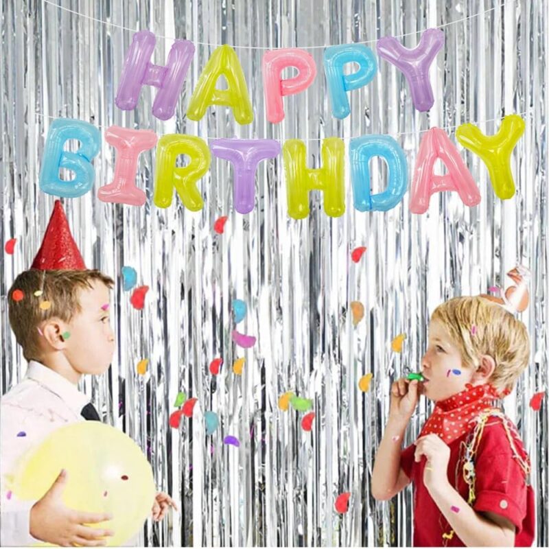 TONIFUL Cartel de globos de Feliz Cumpleaños 16 pulgadas para fiestas - Image 6