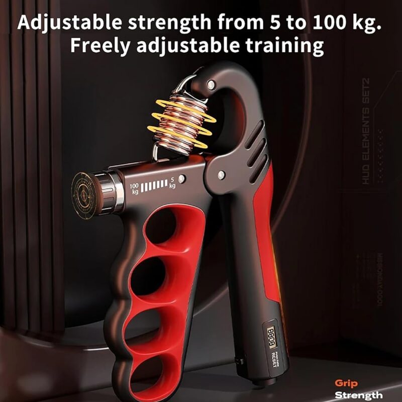 Entrenador de Fuerza de Agarre Ajustable con Contador Automático - Image 6