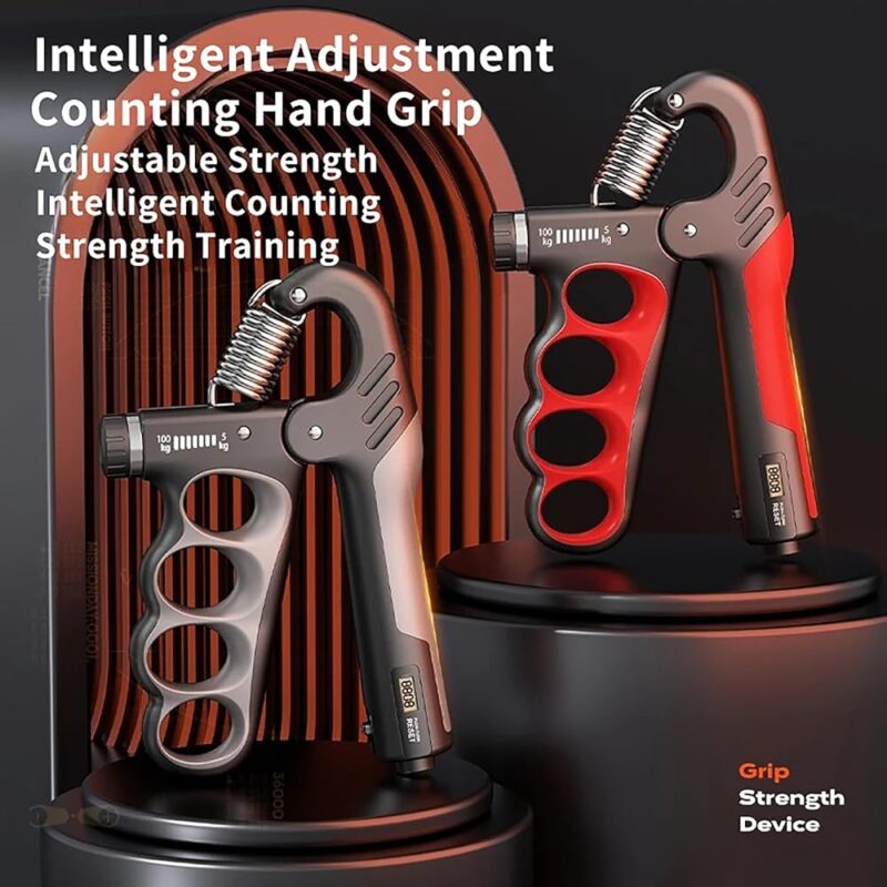 Entrenador de Fuerza de Agarre Ajustable con Contador Automático - Image 2